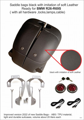 Saddle Bags with Black  imitation of soft Leather (Large).jpg
