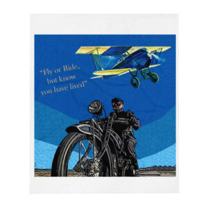 “Fly or Ride” Blanket